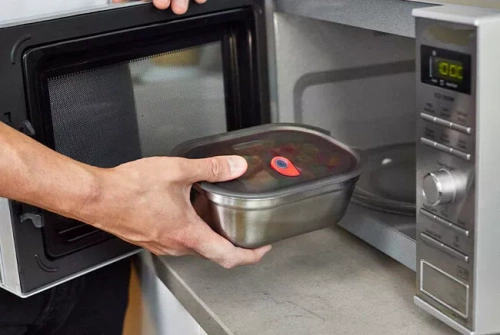 Stalowy lunchbox M 900ml BLACK+BLUM