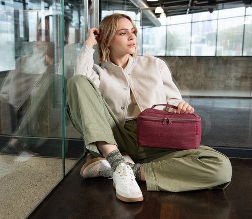 Kosmetyczka beautycase twist maroon REISENTHEL