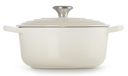 Brytfanna żeliwna okrągła 20 cm meringue LE CREUSET