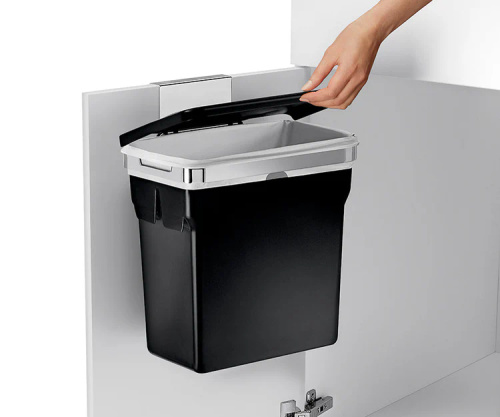 Szafkowy kosz na śmieci 10l in-cabinet bin czarny SIMPLEHUMAN