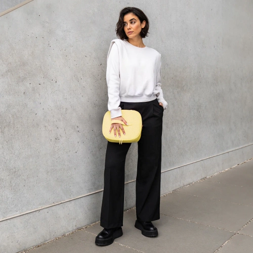 Coolerbag M pocket mesh lemon REISENTHEL