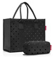 Zestaw daily shopper + multicase set #1 glossy dots black REISENTHEL