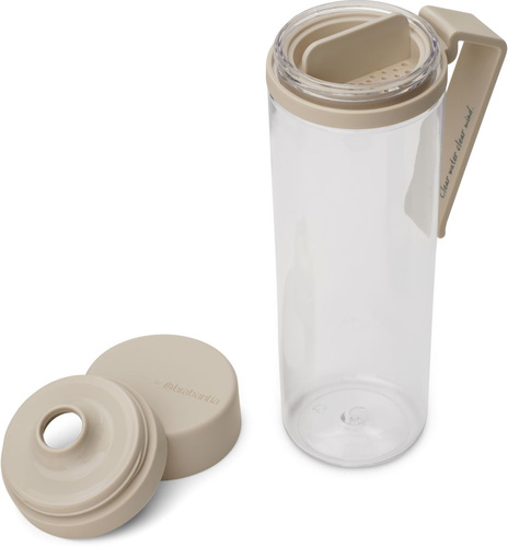 Butelka na wodę 500 ml z sitkiem Make&Take Soft Beige BRABANTIA