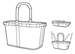 Koszyk carrybag XS black REISENTHEL