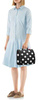Kosmetyczka  toiletbag XL dots white REISENTHEL