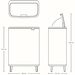 Kosz BO Touch Bin Hi 60 l Mineral Concrete Grey BRABANTIA