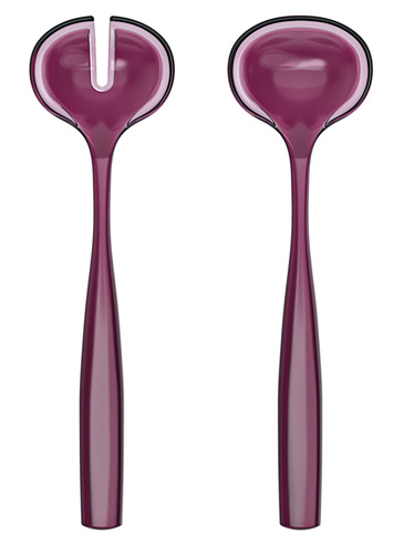 Łyżki do sałaty ametyst Dolcevita GUZZINI