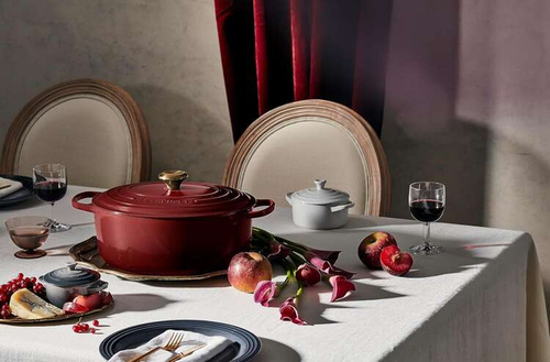 Owalna brytfanna żeliwna 31 cm Garnet LE CREUSET