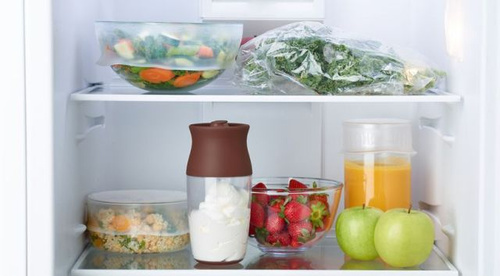 Shaker do naleśników brązowy LEKUE