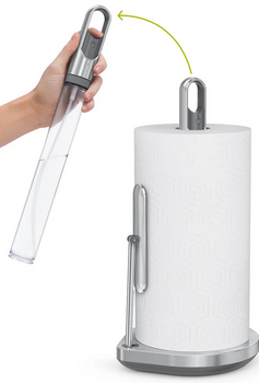 Stojak na ręcznik papierowy ze spryskiwaczem matowy SIMPLEHUMAN