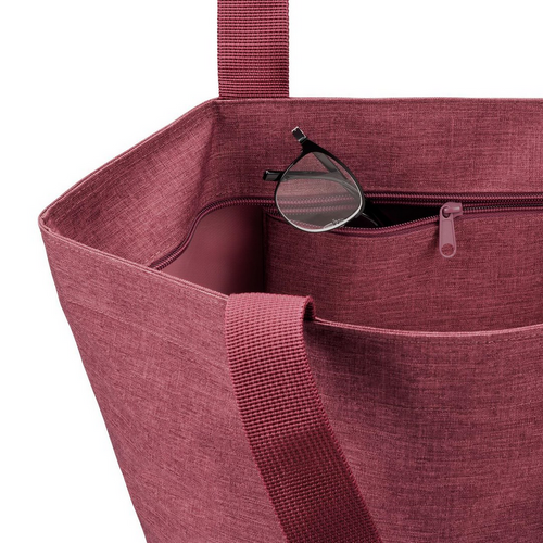 Torba shopper M twist maroon REISENTHEL