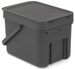 Kosz Sort & Go 6l Dark Grey BRABANTIA