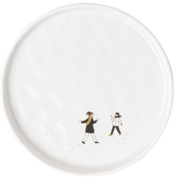 Talerz 15 cm Snowy Day Śnieżna Bitwa Raeder