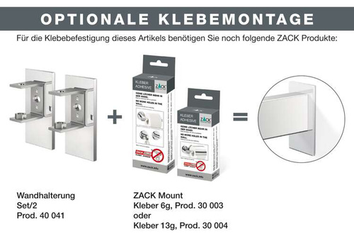 Reling łazienkowy 60cm LINEA ZACK