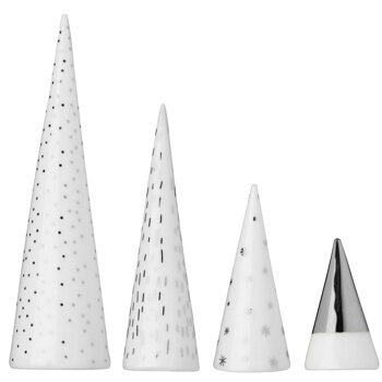 Choinki 4 szt. Little Winter Forest srebrne RAEDER