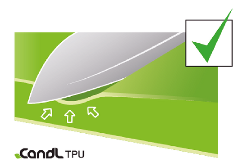 Mata do krojenia 38x25 cm CANDL czarna