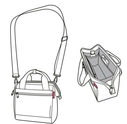 Torba allrounder cross dots white REISENTHEL