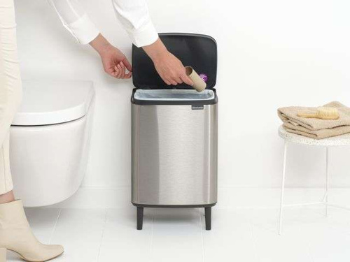 Kosz 12l Bo Hi Matt Steel Fingerprint Proof BRABANTIA