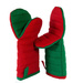 Rękawica kuchenna pikowana,czerwono-zielona, Lukarna
