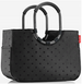 Torba loopshopper L frame glossy dots black REISENTHEL