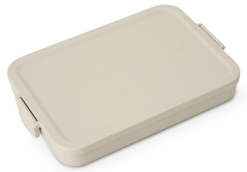 Pojemnik na lunch płaski Make & Take Soft Beige BRABANTIA