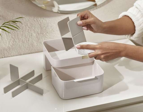 Organizer łazienkowy + lusterko kieszonkowe JOSEPH&JOSEPH