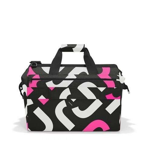 Torba allrounder L pocket signature bold pink REISENTHEL
