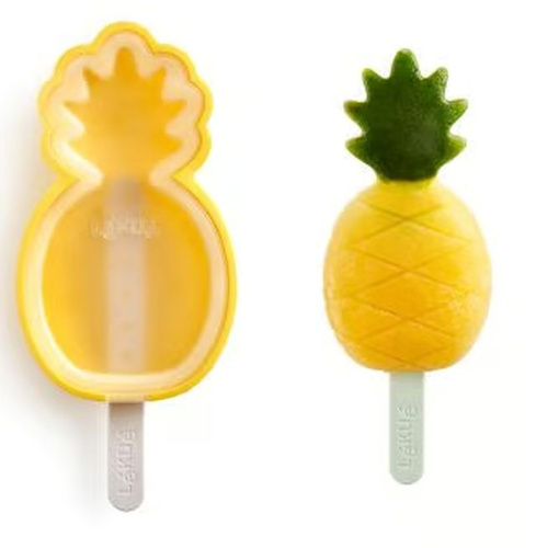 Zestaw 4 sztuk foremek do lodów Tropical Fruits Ice Cream Moulds LEKUE