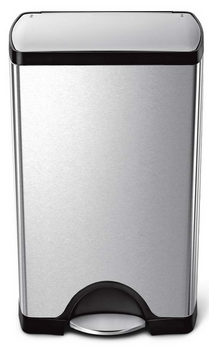 Kosz na śmieci 38l rectangular step can matowy SIMPLEHUMAN