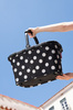 Koszyk carrybag frame dots white REISENTHEL