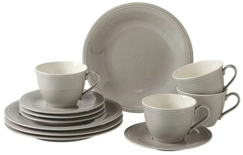 Zestaw kawowy 12el. (4-osobowy) Color Loop Stone VILLEROY BOCH