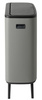 Kosz BO Touch Bin Hi 2x30 l  Mineral Concrete Grey BRABANTIA