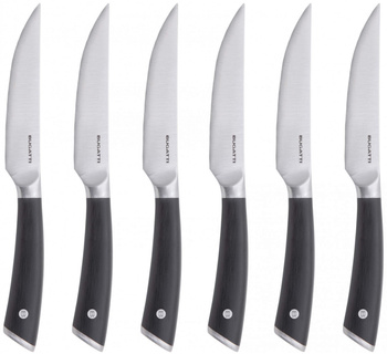 Zestaw 6 noży do steków gładkich Auberge BUGATTI