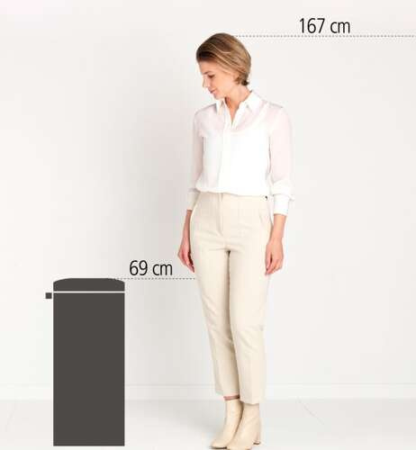 Kosz samogaszący 30l stal polerowana BRABANTIA