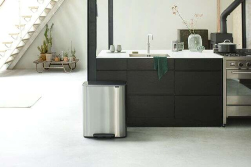 Kosz Bo Pedal Bin 2x30l stal matowa FPP BRABANTIA 