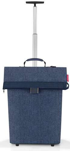 Wózek trolley M herringbone dark blue REISENTHEL