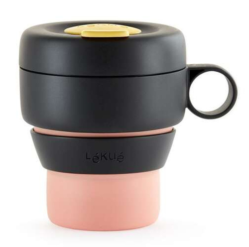 Kubek składany 350ml Mug To Go coral LEKUE