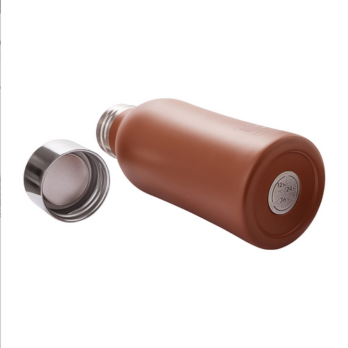 Butelka termiczna 350 ml B Bottles Twin Potter’s Clay gliniasty brąz BUGATTI