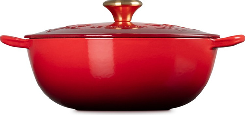 Brytfanna żeliwna Holly  wiśniowa LE CREUSET