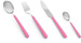 Sztućce dla dzieci Fantasia Pink MEPRA