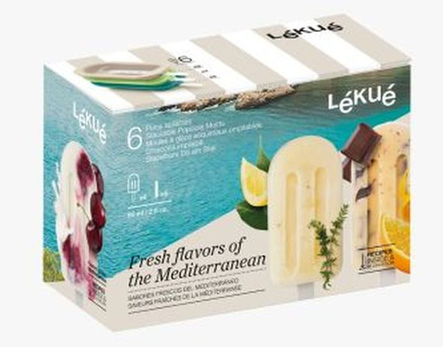 Zestaw 6 foremek do lodów Mediterranean Ice Lolly Moulds LEKUE