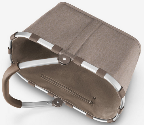 Koszyk carrybag herringbone mokka REISENTHEL