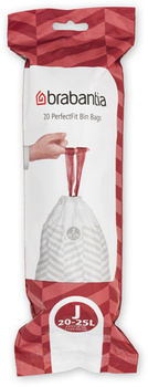 Worki na śmieci rozmiar J - 20-25l 20 sztuk BRABANTIA