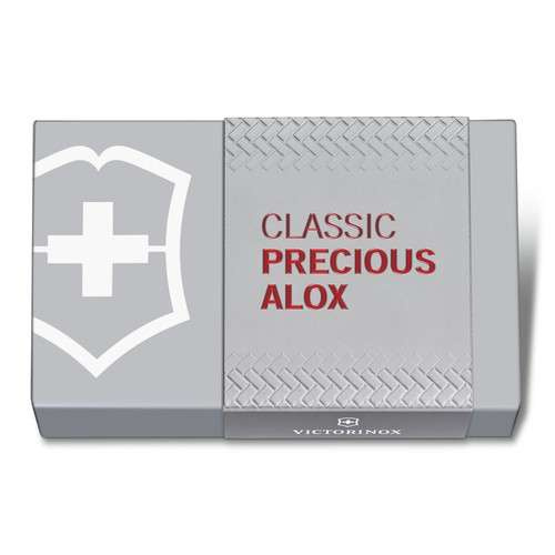 Scyzoryk CLASSIC PRECIOUS ALOX Iconic Red VICTORINOX