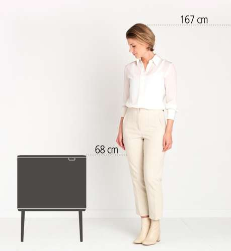 Kosz BO Touch Bin 3  x 11l Soft Beige BRABANTIA