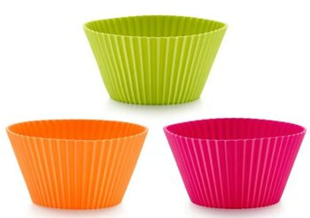 Foremki do pieczenia muffinek 10 cm (6 sztuk) silikonowe LEKUE
