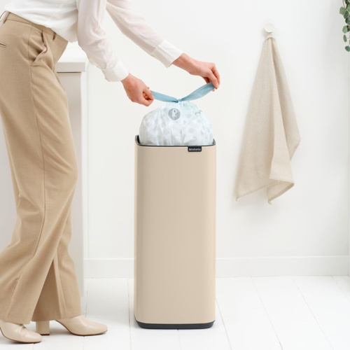 Kosz 30l Bo Touch Bin Soft Beige BRABANTIA