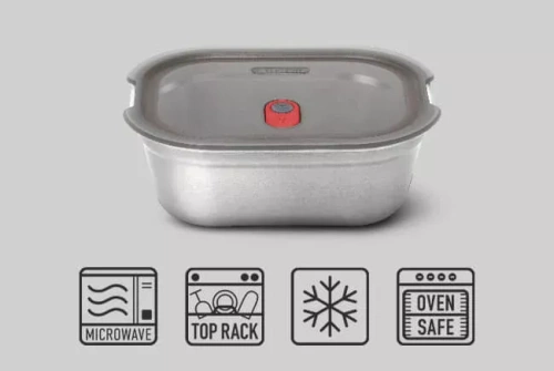 Stalowy lunchbox M 900ml BLACK+BLUM