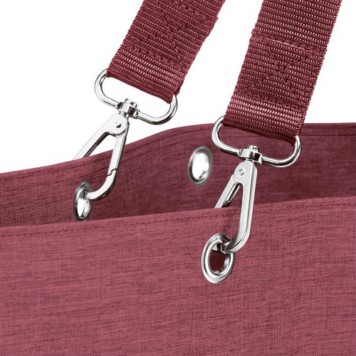 Torba shopper XL twist maroon REISENTHEL