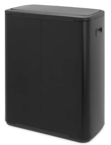 Kosz Bo Touch Bin 60l czarny matowy BRABANTIA